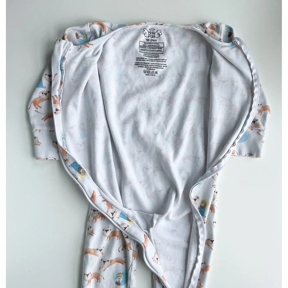Holy‎ Pals Daniel & The Lions Den Pajama Footie Sleeper 18-24 Months